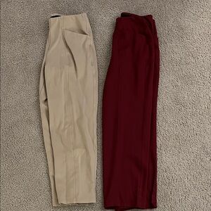 Old Navy Black and Red Stevie Straight Trousers